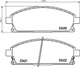 PROSELECT FRONT DISC BRAKE PADS - NISSAN X-TRAIL CERAMIC 01-08