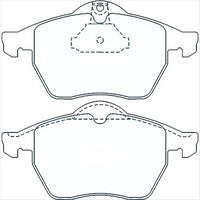PROSELECT FRONT BRAKE PADS - HOLDEN VECTRA CERAMIC 96-03