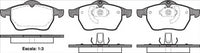 PROSELECT FRONT BRAKE PADS - HOLDEN VECTRA CERAMIC 96-03