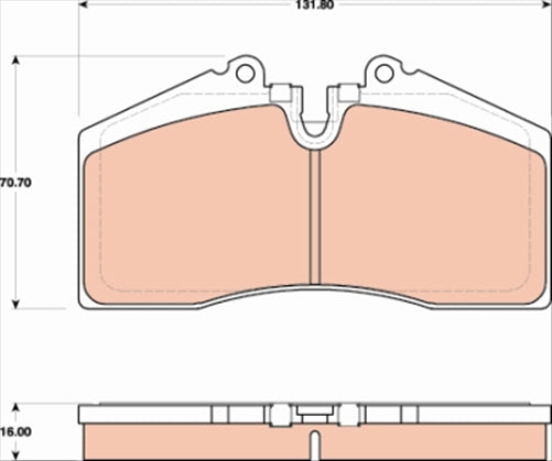 FARGO FRONT BRAKE PADS GMC COMMODORE VT CLUBSPORT DB1355F