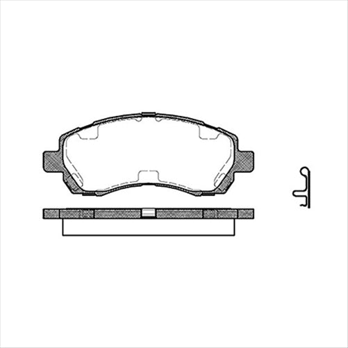 FRONT DISC BRAKE PADS - SUBARU IMPREZA CERAMIC 96-99 DB1363PS