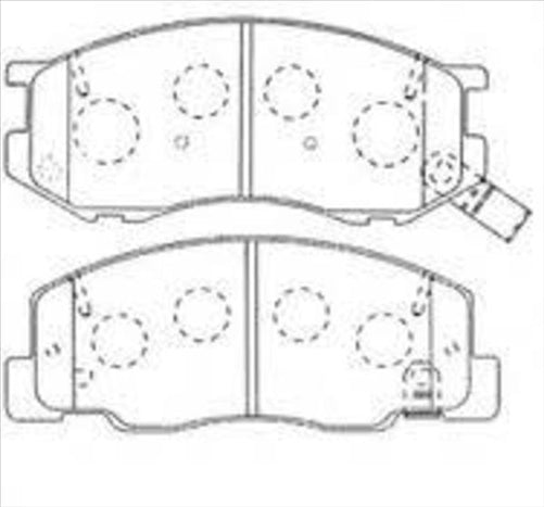 PROSELECT FRONT BRAKE PADS - TOYOTA PREVIA TRC10 CERAMIC 97-02