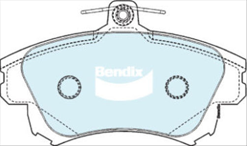 FRONT DISC BRAKE PADS - MITSUBISHI COLT 06-13 DB1381 UC 070802UC