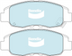 Bendix FRONT DISC BRAKE PADS - HONDA CIVIC 00-