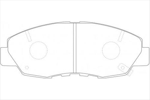 FRONT DISC BRAKE PADS - HONDA CIVIC 00- DB1391XP