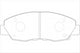 PROSELECT FRONT DISC BRAKE PADS - HONDA CIVIC CERAMIC 00-