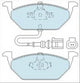 PROSELECT FRONT DISC BRAKE PADS - AUDI/VW A2 A4 CERAMIC