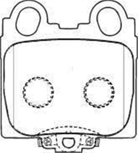 XP REAR DISC BRAKE PADS - TOYOTA CRESSIDA GX,JZX   01-04