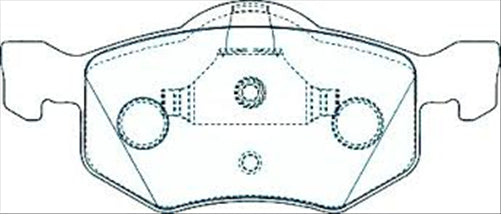 XP FRONT DISC BRAKE PADS -  FORD / MAZDA ESCAPE , TRIBUTE