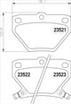PROSELECT REAR DISC BRAKE PADS - TOYOTA COROLLA  ZZE122R  CERAMIC 01-