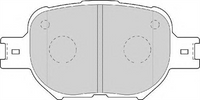 XP FRONT DISC BRAKE PADS - TOYOTA COROLLA ZZE122R , ZZE123 01-06