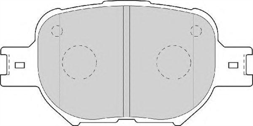 "FRONT DISC BRAKE PADS - SUITS TOYOTA COROLLA ZZE122R , ZZE123 01-06 DB1431XP"
