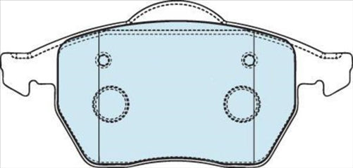 PROSELECT FRONT BRAKE PADS - VOLVO V70 S80 CX70 CERAMIC 99-05
