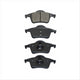 FARGO REAR BRAKE PADS VOLVO S80 V70 C70 (357.0) DB1456FP