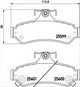 PROSELECT REAR DISC BRAKE PADS - TOYOTA CAMRY ACV3#4 CERAMIC 02-11
