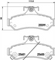 Bendix REAR DISC BRAKE PADS - TOYOTA CAMRY ACV3# , ACV40 02-11
