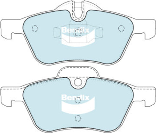 FRONT DISC BRAKE PADS - BMW MINI COOPER 1.6   02- DB1500XP