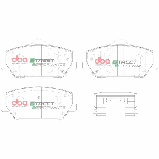 DBA Brake Pads Set - Street Performance - DB15012SP