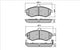 PROSELECT FRONT BRAKE PADS - HYUNDAI ELANTRA/MATRIX CERAMIC 01-