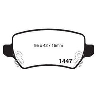 REAR DISC BRAKE PADS - HOLDEN ASTRA G 90-04 DB1511XP