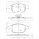 FARGO FRONT BRAKE PADS GMC VECTRA 15 03- (556.0) DB1664FP