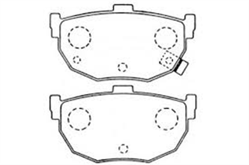 XP REAR DISC BRAKE PADS - NISSAN BLUEBIRD EU14 97-01