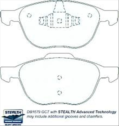 PROSELECT FRONT DISC BRAKE PADS - MAZDA 3 CERAMIC 04-09