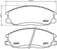 HI-Q FRONT DISC BRAKE PADS - HYUNDAI TERRACAN 09/2003- DB1684