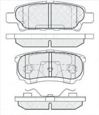 PROSELECT REAR BRAKE PADS - MITSUBISHI LANCR OUTLANDER CERAMIC