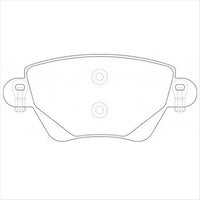 FARGO REAR BRAKE PADS FORD MONDEO 00- (328.0) DB1697FP