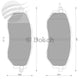 Brake Pad Fr Sub Outback B15 Bosch Brake - Db1722bl