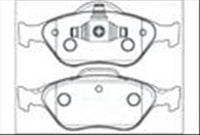 PROSELECT FRONT BRAKE PADS - FORD FIESTA CERAMIC 04-06