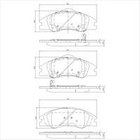 FARGO FRONT BRAKE PADS KIA CERATO 2004-07 (646.0) DB1727F