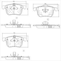 FARGO FRONT BRAKE PADS HOLDEN VOLVO SAAB DB1762FP