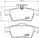 XP REAR DISC BRAKE PADS - FORD MAZDA HOLDEN SAAB  03-06