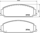 PROSELECT FRONT DISC BRAKE PADS - HOLDEN COMMODORE VE CERAMIC 06-