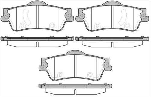 DB1766 UC REAR DISC BRAKE PADS - HOLDEN COMMODORE VE 06- 126500UC