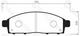 Bendix FRONT DISC BRAKE PADS - MITSUBISHI TRITON 05-09