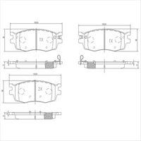 FARGO FRONT BRAKE PADS HYUNDAI ACCENT 03- DB1787F