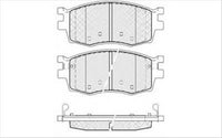PROSELECT FRONT BRAKE PADS - HYUNDAI/KIA ACCENT i20 RIO CERAMIC 05-