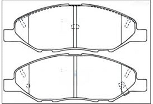 Remsa FRONT DISC BRAKE PADS - NISSAN TIIDA  05- DB1819 E