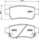 PROSELECT REAR BRAKE PADS - HONDA ODYSSEY CERAMIC 05-09