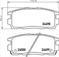 XP Rear Disc Brake Pads - Holden Captiva 06-11 Hyundai Terracan