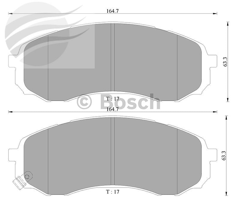 Brake Pad Fr Grw Haval H9 Bosch Brake - Db1940bl