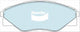 PROSELECT FRONT DISC BRAKE PADS - TOYOTA HILUX KUN16 CERAMIC 08-