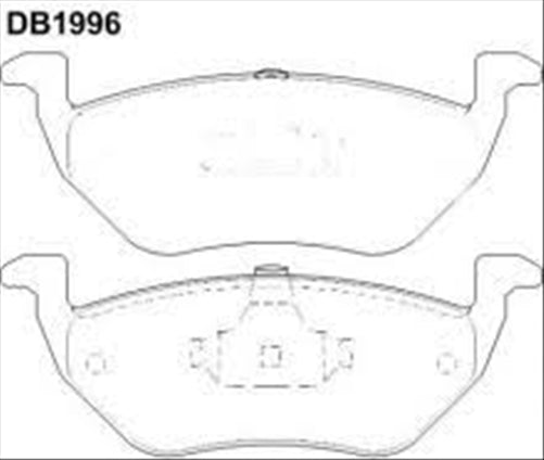 Remsa REAR DISC BRAKE PADS - FORD ESCAPE MAZDA TRIBUNE 04-08 DB1996 E