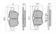 Bendix FRONT DISC BRAKE PADS - FORD MONDEO 07-