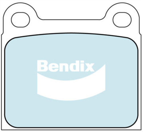 XP REAR DISC BRAKE PADS - ALFA -86 BMW MERCEDES -74 VOLVO