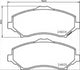 PROSELECT FRONT DISC BRAKE PADS - DODGE NITRO JOURNEY JEEP WRANGLER 07-