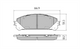 Bendix FRONT DISC BRAKE PADS - TOYOTA HIGHLANDER GSU40 07-